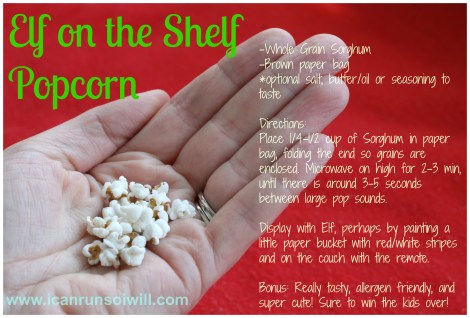 Elf on the shelf popcorn image